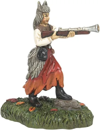 Department 56 Snow Village - Figura de Halloween de The Werewolf Hunter 25 aniversario, 3.6 pulgadas, multicolor