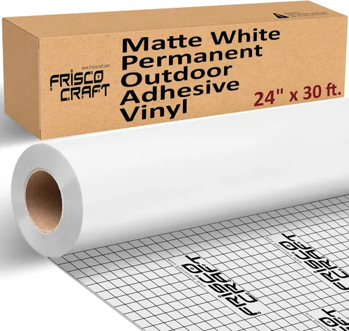 Vista 8 de Frisco Craft s Vinilo permanente azul brillante - 12" x 6 pies