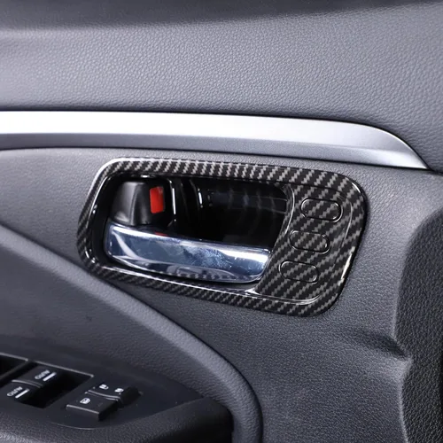 Vista 4 de Para Honda Pilot 2016-2022, Ridgeline 2017-2023, Passport 2019-2023 ABS 2019-2023 manija interior borde del cuenco interior marco exterior tira