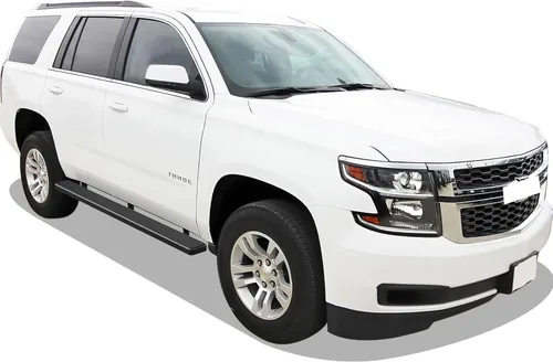 Vista 2 de APS Estribos (Barras Nerf Escalones Laterales Barras de Escalón) Compatibles con Chevy Tahoe GMC Yukon 2000-2020 4Dr (Excluye Z71 Denali Yukon XL)