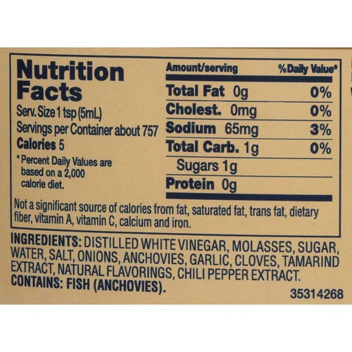 Vista 2 de Lea & Perrins La Salsa Original de Worcestershire, 1 Galón (Paquete de 3)