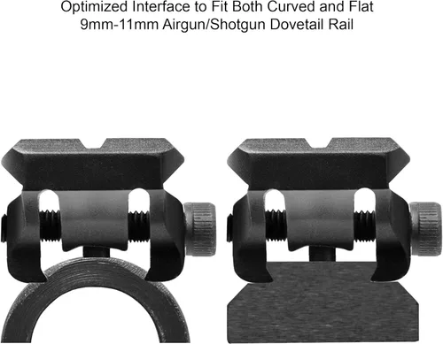 Vista 9 de Leapers MNT-DTW145 Inc., adaptador de cola de milano a riel Picatinny, color negro