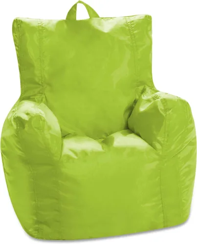 Vista 48 de Posh Creations Puf estructurado cómodo para jugar, leer y ver la televisión, silla Pasadena, lona - Estrellas esbozadas