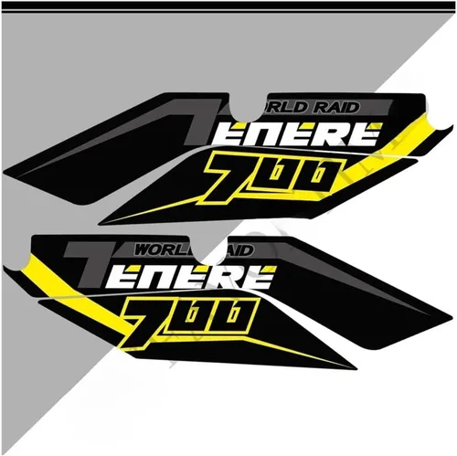 Vista 31 de Adhesivo para tanque de combustible para motocicleta Ya&maha Tenere T700 XTZ 700 T7 2019 2020 2021 Kit de calcomanías Protector maletero