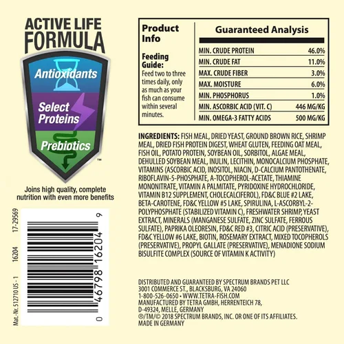 Vista 2 de Alimento para peces TetraMin Tropical Flakes