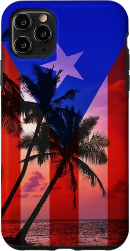 Vista 19 de Tropical Ocean Vibes Puerto Rico Flag - Funda para iPhone 17