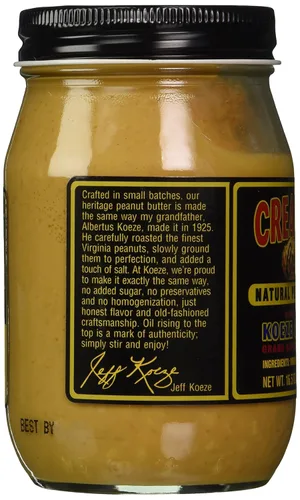 Vista 4 de Mantequilla de cacahuete natural crujiente de nuez