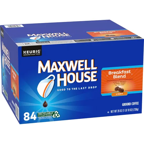 Vista 3 de Maxwell House - Cápsulas de café para café (84 cápsulas) y mezcla Gevalia Signature Blend suave tostado K-Cup (84 cápsulas)