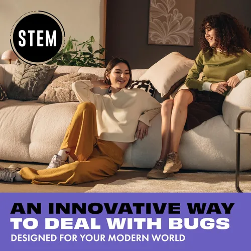 Vista 7 de STEM Mata hormigas, cucarachas y arañas: aerosol para insectos de ingredientes activos a base de plantas, insecticida botánico