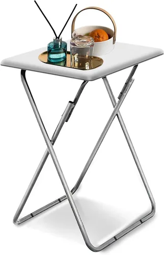 Vista 20 de Garden 4 you Mesa plegable para TV, mesa de comedor para TV con parte superior de MDF resistente, bandejas de comedor para sala de estar sin Negro