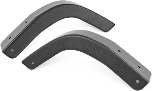 Vista 6 de Rough Country Eliminador de protectores de lodo para Chevy Silverado 1500 (2019-2026) - Tri-Blend ABS resistente, fácil instalación, incluye