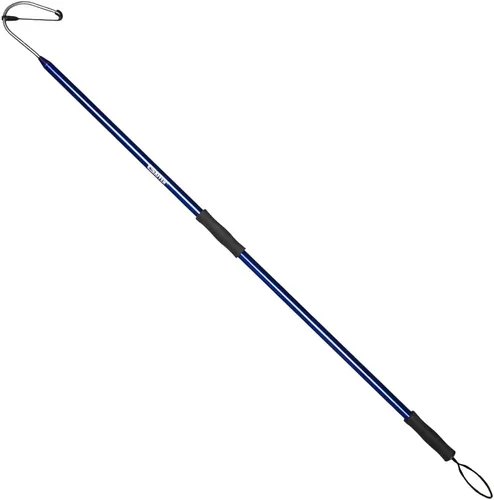 GAFFER SPORTFISHING Aluminum Fish Gaff Hook | Lightweight Fishing Pole with Sharp Stainless Steel Spear Hook | Ergonomic Foam Grips, Secure Lanyard