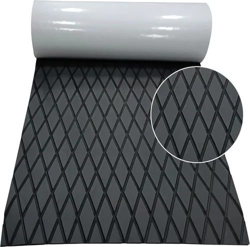 Vista 11 de Suelo de lancha de espuma EVA, cubierta de barco de teca sintética, cubierta marina, alfombrilla antideslizante para cubierta, yate, lancha motora