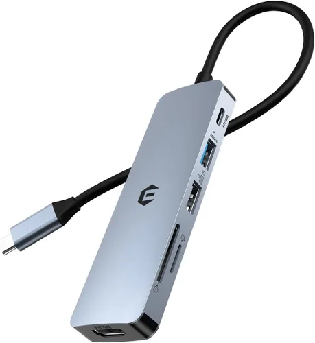 Vista 4 de Docking Station, USB C Hub, TOP with 4K HDMI, 100w PD, USB 3.0