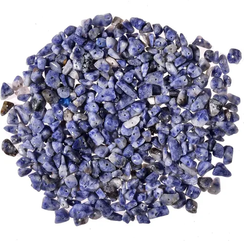 Vista 10 de Piedras preciosas naturales de amazonita de 5 a 0.315 in a granel, piedras preciosas de cristal perforadas de forma irregular para hacer joyas