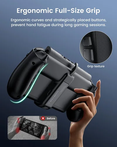 Vista 3 de TRANSNOVO Switch 2 Controllers Accessories for Nintendo Switch 2,Handheld Switch Joypad Replacement, One-Piece Switch Handheld Controller