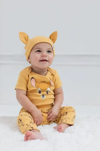 Vista 2 de Disney Minnie Mouse - Conjunto de 3 piezas para bebés y niñas Mix N' Match Body Pants Hat
