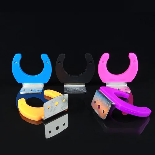 Vista 2 de Wall Mount Microphone Holder Stand Space Saving Mic Display Shelf Organiser Rack for KTV Room and Home Karaoke