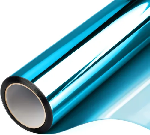 Vista 18 de Película de privacidad para ventana, tratamiento de tinte de espejo diurno unidireccional, calcomanías de vinilo con control de calor UV, bloqueo