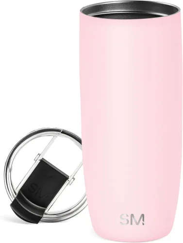 Vista 49 de Simple Modern Taza de café de viaje Tumbler con tapa abatible Reutilizable, aislada, de acero inoxidable, taza de café helado Cold Brew, termo