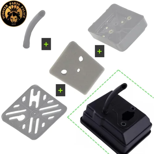 Vista 3 de FILTRO DE AIRE PARA Mini Baja 97cc Filtro de aire DB30-RR Doodle Bug 96cc Mini Bike Parts Hensim 2.8 hp