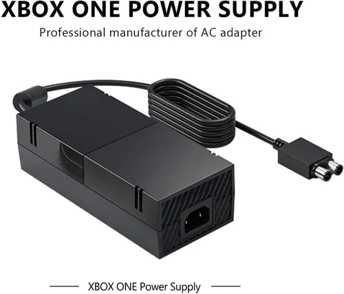 Vista 8 de Adaptador de corriente de ladrillo de fuente de alimentación para Xbox One, silencioso avanzado y última versión, adaptador de CA Xbox One