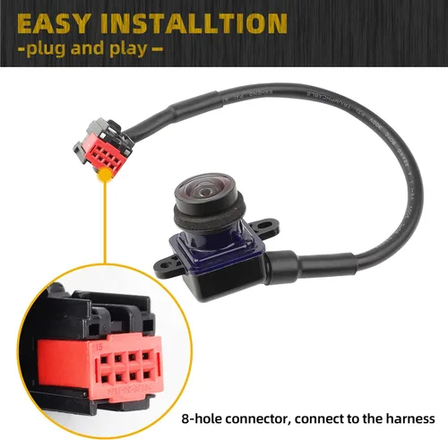 Vista 4 de Dasbecan Cámara de respaldo 56054058AH compatible con Dodge Charger Chrysler 300 2011-2014 con asistencia de estacionamiento de visión trasera