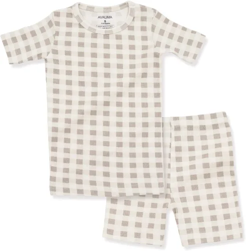 Vista 45 de AVAUMA Conjunto de pijama de algodón para bebés y niñas de 6 meses a 7 años