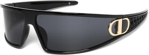 KENBO Y2K Sunglasses Wrap Around Futuristic Sunglasses for Women Men Fashion Sport Shades Sun Glasses UV400