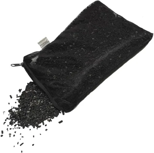 Vista 3 de 6 libras de carbón activado en 6 bolsas de medios, filtro de aire de pellets de tanque de peces de acuario