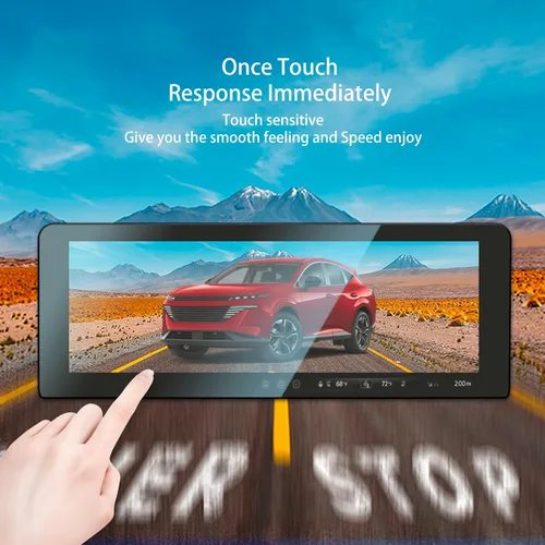 Vista 3 de 2 unids para Nissan Murano 2025 Protector de pantalla para Nissan Murano 2025 2026 SV/SL/Platinum 12.3 pulgadas Protector de pantalla de plástico