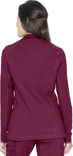 Vista 3 de Urbane Impulse Slim Fit Extreme Stretch - Chaqueta de 2 bolsillos para mujer 9742 Wine SML Vino S