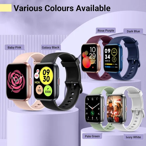 Vista 6 de Reloj inteligente para mujer, compatible con Android y iPhone, reloj de seguimiento de actividad física de 1.8 pulgadas con Alexa, alertas