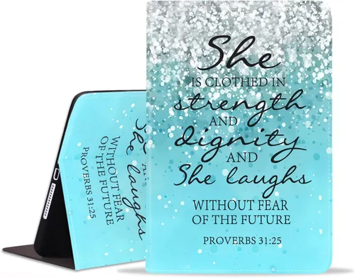 Vista 10 de Funda para Samsung Galaxy Tab A8 de 10.5 pulgadas 2022 (Modelo: SM-X200/X205/X207) - Funda delgada de piel sintética con función de apagado