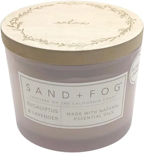 Vista 64 de Sand + Fog Vela perfumada – Pumpkin Chai – Aromas y tamaños adicionales – Mecha 100% algodón sin plomo – Velas de lujo en frasco para ambientar