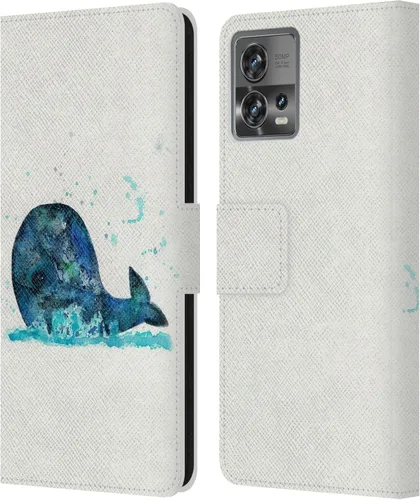 Vista 8 de Head Case Designs Officially Licensed Wyanne Quiet Creative Animals 2 Leather Book Wallet Case Cover Compatible with Motorola Moto Edge 30 Fusion