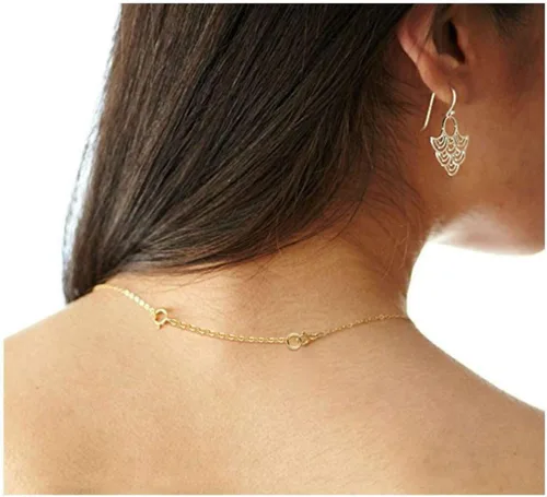 Vista 2 de 3 piezas de extensores de collar de plata de ley 925 para mujeres, duraderos, fuertes, extraíbles, extensión de pulsera, collar, tobillera, joyería