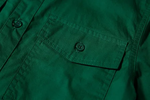 Vista 5 de Tronjori Camisa de manga corta con botones y dos bolsillos para niños