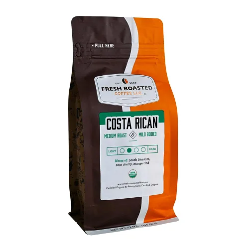 Vista 13 de Fresh Roasted Coffee, Marcala hondureña orgánica, 5 libras (80 onzas), tostado medio, Kosher de comercio justo, grano entero
