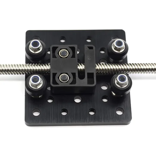 Vista 2 de Tuerca antiholgura de 0.315 in de diámetro, rosca T8, tuerca de tornillo de avance para impresora CNC y 3D (0.079 in de paso de 0.079 in de plomo)
