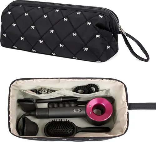 Funda de viaje para Shark Flex Fusion Puffer Flexstyle Carring Case portátil Dyson Airwrap Bolsa de viaje para secador de pelo de tiburón Negro