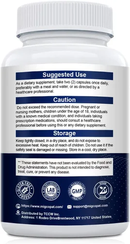 Vista 13 de Migcopat Suplemento NMN 1000mg – Suplemento NAD 5 en 1, 120 cápsulas