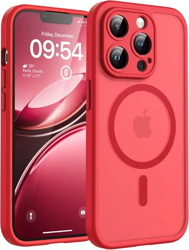 Vista 178 de TOCOL Funda para iPhone 11, compatible con Magsafe, protección completa de cámara, imanes integrados, protección contra caídas, funda translúcida