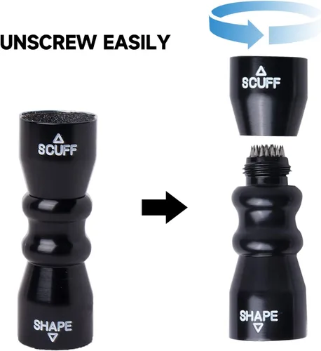 Vista 3 de GSE Games & Sports Expert Herramienta para punta de taco de billar/pool, herramienta para taco de billar con funciones