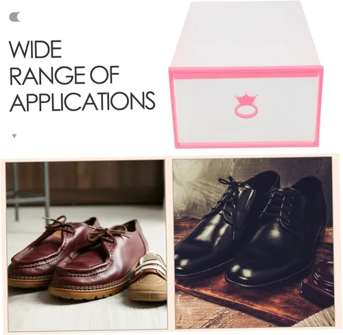 Vista 7 de SHERCHPRY Cajas de almacenamiento plegables para zapatos de plástico para zapatos