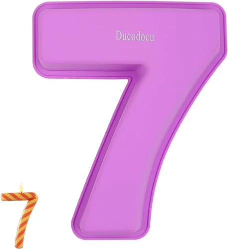 Vista 14 de Ducodocu Molde de silicona para tartas de gran número para hornear, molde de silicona 3D, molde para hornear, moldes novedosos para cumpleaños