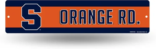 Vista 101 de NCAA Rico Industries Placa de calle de plástico Placa de calle de plástico de 4" x 16" Color del