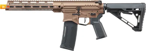 Vista 9 de Zion Arms R15 Mod 1 Long Barrel Airsoft Rifle with Full Programmable ETU