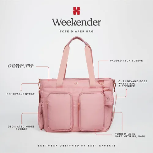 Vista 5 de Huggies Signature Hug Weekender Tote Diaper Bag