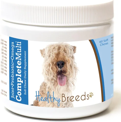 Vista 92 de Healthy Breeds Cavalier King Charles Spaniel - Multivitamínico todo en uno, completo con probióticos, glucosamina, condroitina y omegas, 60